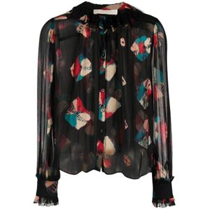 Ulla Johnson, Dames, Blouses & Shirts, Veelkleurig, Maat: M Zijde,