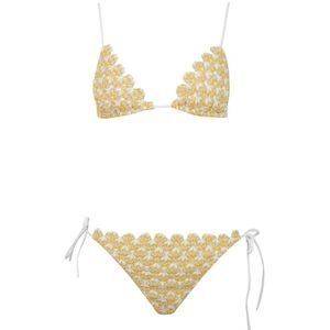 Missoni, Dames, Badkleding, Bruin, Maat: M Lame,