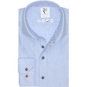 R2 Amsterdam, Heren, Overhemden, Blauw, Maat: XL