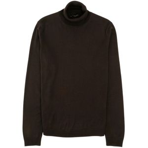 Roberto Collina, Heren, Truien, Zwart, Maat: XL Wol,