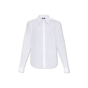 Balmain Katoenen shirt , White , Heren , Maat: XS