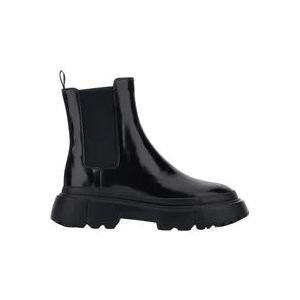 Hogan Moderne Chelsea Boot voor stedelijke stijl , Black , Dames , Maat: 39 EU