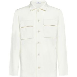 Lardini, Heren, Jassen, Wit, Maat: S Wol,