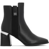 Kazar - Knielaarzen - Zwart - Leer