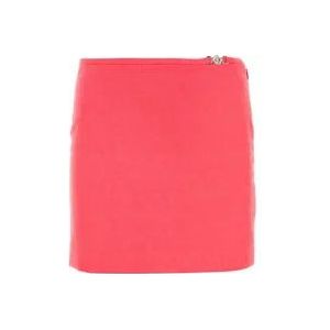 Versace Roze jacquard minirok , Pink , Dames , Maat: S