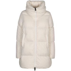 Herno, Dames, Jassen, Wit, Maat: XS Nylon,