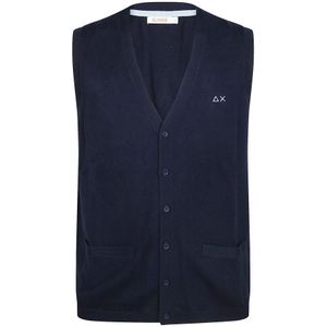 Sun68, Heren, Jassen, Blauw, Maat: L