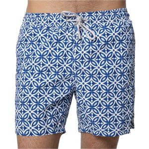 MC2 Saint Barth, Heren, Badkleding, Blauw, Maat: XL Poliester,