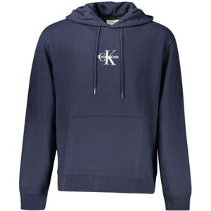 Calvin Klein, Heren, Sweatshirts & Hoodies, Blauw, Maat: S Katoen,