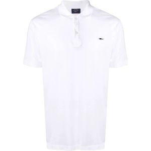 Paul & Shark, Heren, Tops, Wit, Maat: XL Katoen,