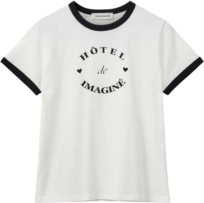 Sofie Schnoor - T-shirt - Zwart - Regular Fit - Katoen