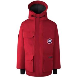 Canada Goose, Heren, Jassen, Rood, Maat: L Katoen,