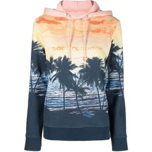 Rabanne, Dames, Sweatshirts & Hoodies, Veelkleurig, Maat: XS Katoen,