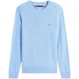 Tommy Hilfiger - Lambswool Crew Neck - Trui - Blauw - Heren