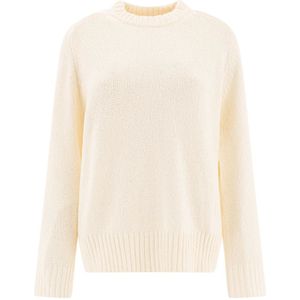 Loulou Studio, Dames, Truien, Wit, Maat: M Katoen,