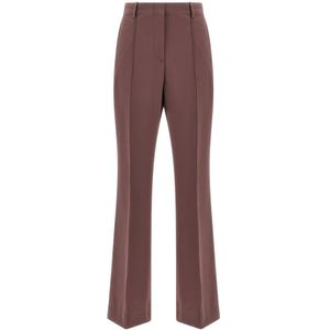 Brioni, Dames, Broeken, Roze, Maat: S Zijde,