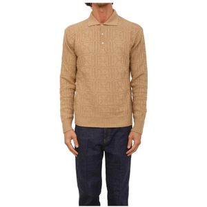 Richmond, Heren, Truien, Bruin, Maat: L Wol,