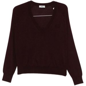 Elisabetta Franchi, Dames, Truien, Bruin, Maat: M