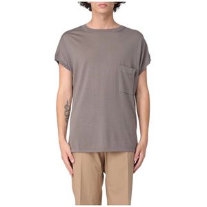 Saint Laurent, Heren, Tops, Grijs, Maat: M