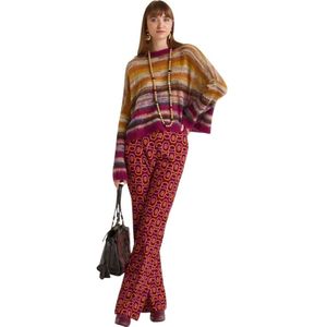 Maliparmi, Dames, Broeken, Veelkleurig, Maat: XS Leer,