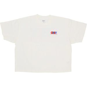 Obey, Dames, Tops, Wit, Maat: XS Katoen,