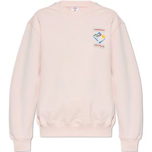 Casablanca, Dames, Sweatshirts & Hoodies, Roze, Maat: XS Katoen,