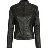 Bugatti, Dames, Jassen, Zwart, Maat: L Leer,