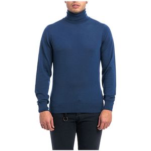Piacenza 1733, Heren, Truien, Blauw, Maat: XL Wol,