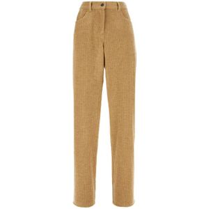 The Row, Dames, Broeken, Beige, Maat: W26 Corduroy,