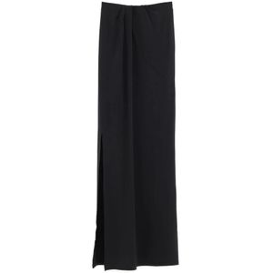 Jacquemus - Gonne Nero - Maxi Rok - Zwart - Viscose Mix