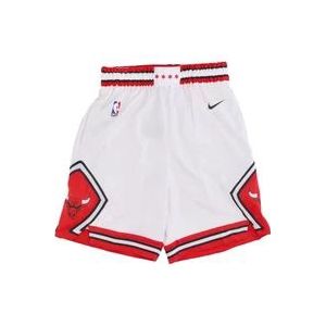 Nike NBA Swingman Basketbalshorts , White , Heren , Maat: M
