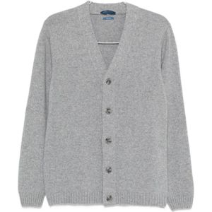 Daniele Fiesoli, Heren, Truien, Grijs, Maat: M Wol,