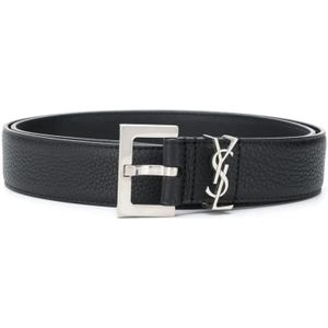 Saint Laurent, Heren, Accessoires, Zwart, Maat: 85 CM