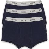 Boggi Milano - Boxershorts - Blauw - Stretch Katoen - 3-pack