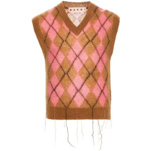 Marni, Dames, Truien, Veelkleurig, Maat: XS Kasjmier,