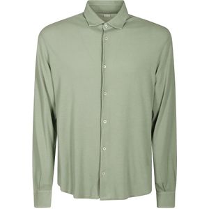 Fedeli, Heren, Overhemden, Groen, Maat: XL Katoen,