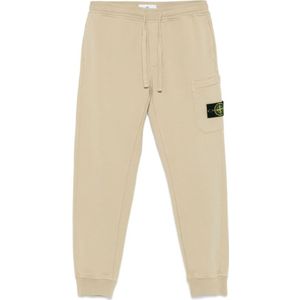 Stone Island, Heren, Broeken, Beige, Maat: XL