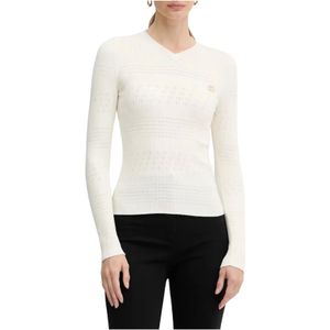 Twinset, Dames, Truien, Wit, Maat: XS Viscose,