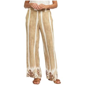 2-Biz, Dames, Broeken, Beige, Maat: XL Nylon,