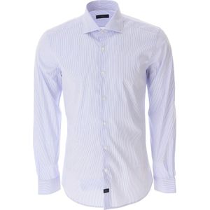 Fay, Heren, Overhemden, Blauw, Maat: 3XL