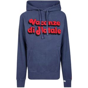 MC2 Saint Barth, Heren, Sweatshirts & Hoodies, Blauw, Maat: L Fleece,