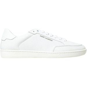 Saint Laurent, Heren, Schoenen, Wit, Maat: 43 EU Leer,