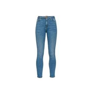 Pinko Cropped Jeans , Blue , Dames , Maat: W30