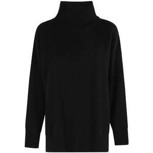 Roberto Collina, Dames, Truien, Zwart, Maat: L Wol,