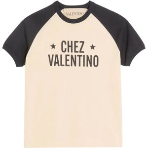 Valentino Garavani, Heren, Tops, Beige, Maat: XL