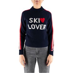 MC2 Saint Barth, Dames, Truien, Blauw, Maat: S Wol,