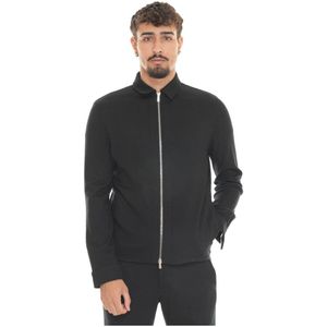 Marco Pescarolo, Heren, Sweatshirts & Hoodies, Zwart, Maat: XL Wol,