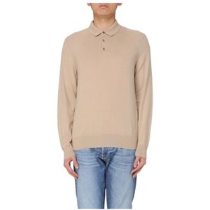 Hugo, Heren, Tops, Beige, Maat: M Katoen,