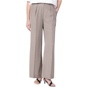 Calvin Klein, Dames, Broeken, Grijs, Maat: S