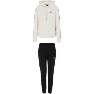 Emporio Armani Ea7, Dames, Sport, Zwart, Maat: 2XL Poliester,
